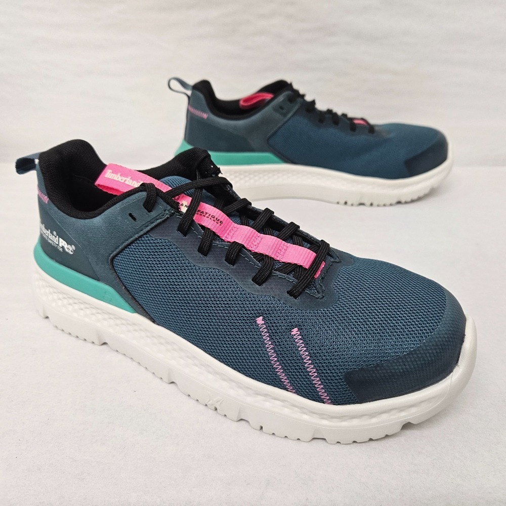 Timberland‎ PRO Setra Work Safety Shoe Composite Toe TB0A5RTJ Blue Women Size 7
